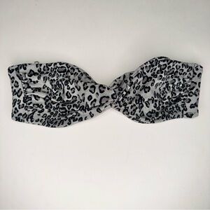 VICTORIA’S SECRET STRAPLESS BIKINI SMALL TWOPIECE SWIMWEAR SWIMSUIT LEOPARD PRI